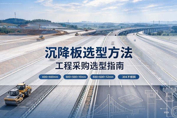 磐石沉降板选择方法