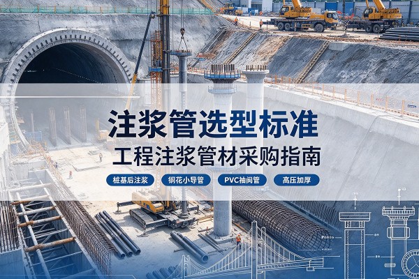磐石注浆管选型标准