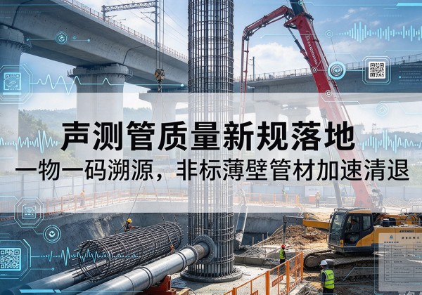 磐石声测管质量新规落地，一物一码溯源，非标薄壁管材加速清退