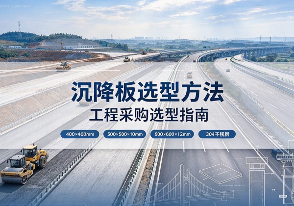 磐石沉降板选择方法