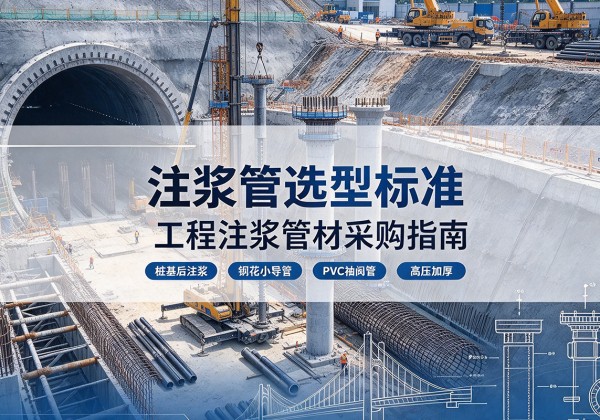 磐石注浆管选型标准